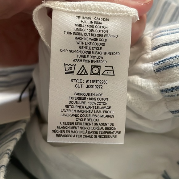 JOIE Hollis striped cotton culottes - Picture 7 of 7